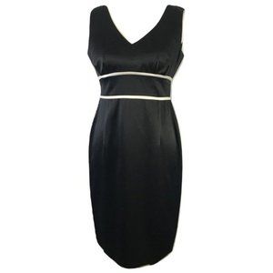 LIZ CLAIBORNE NIGHT Black Sheath Dress Size 6